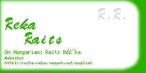 reka raits business card